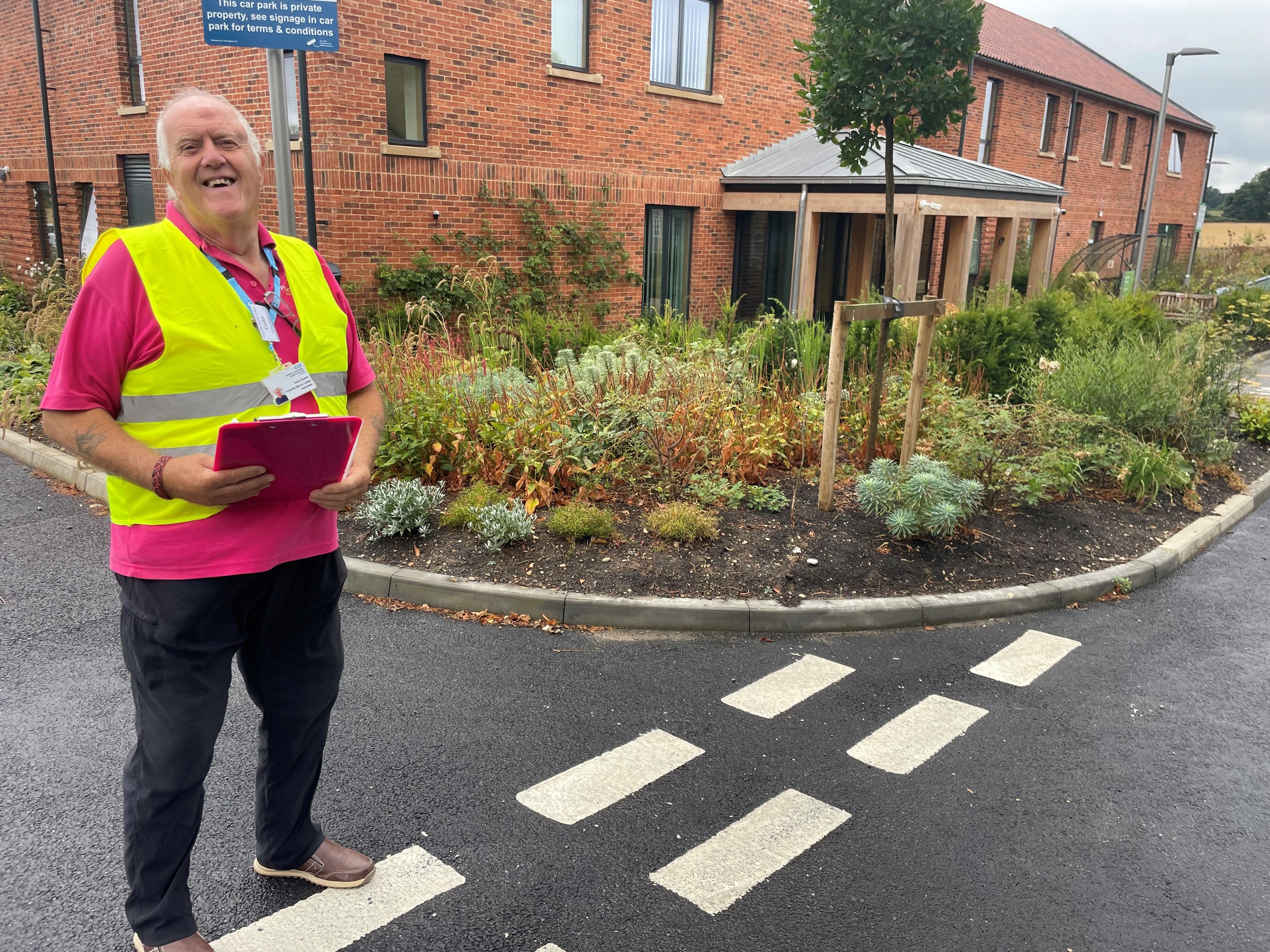 Meet and Greet Car Park Volunteer Priscilla Bacon Lodge
