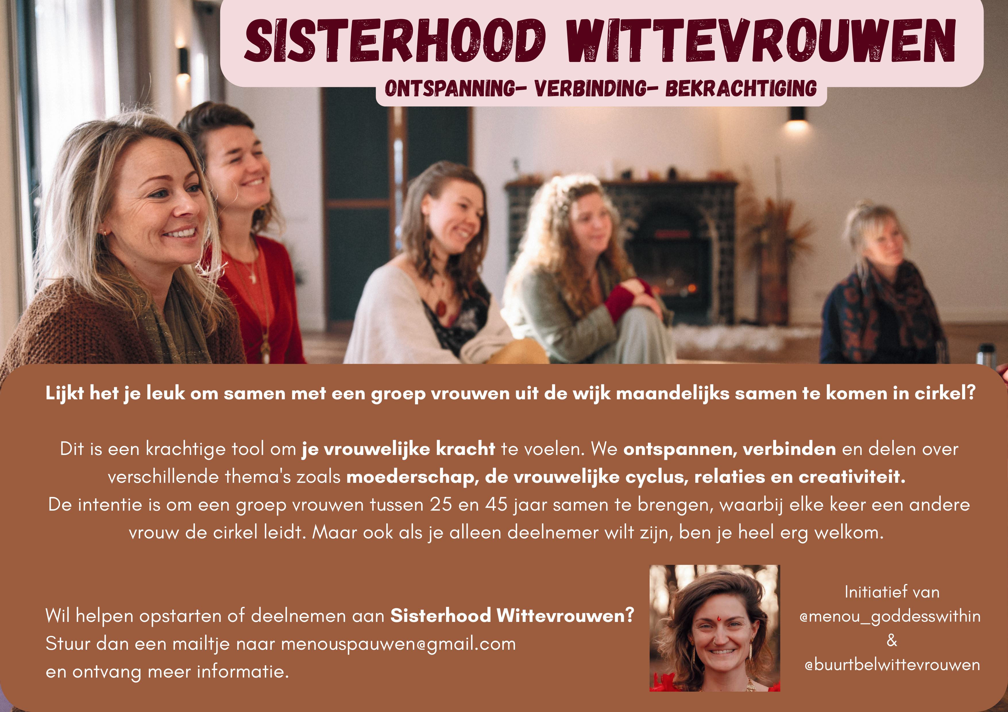 Samen een Vrouwencirkel opzetten in Wittevrouwen? Meedoen kan ook!