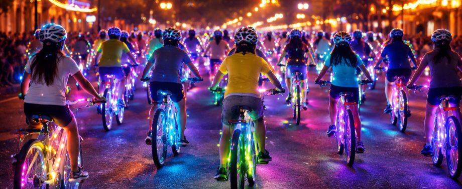 The Ultimate Lighted Community Bike-A-Thon