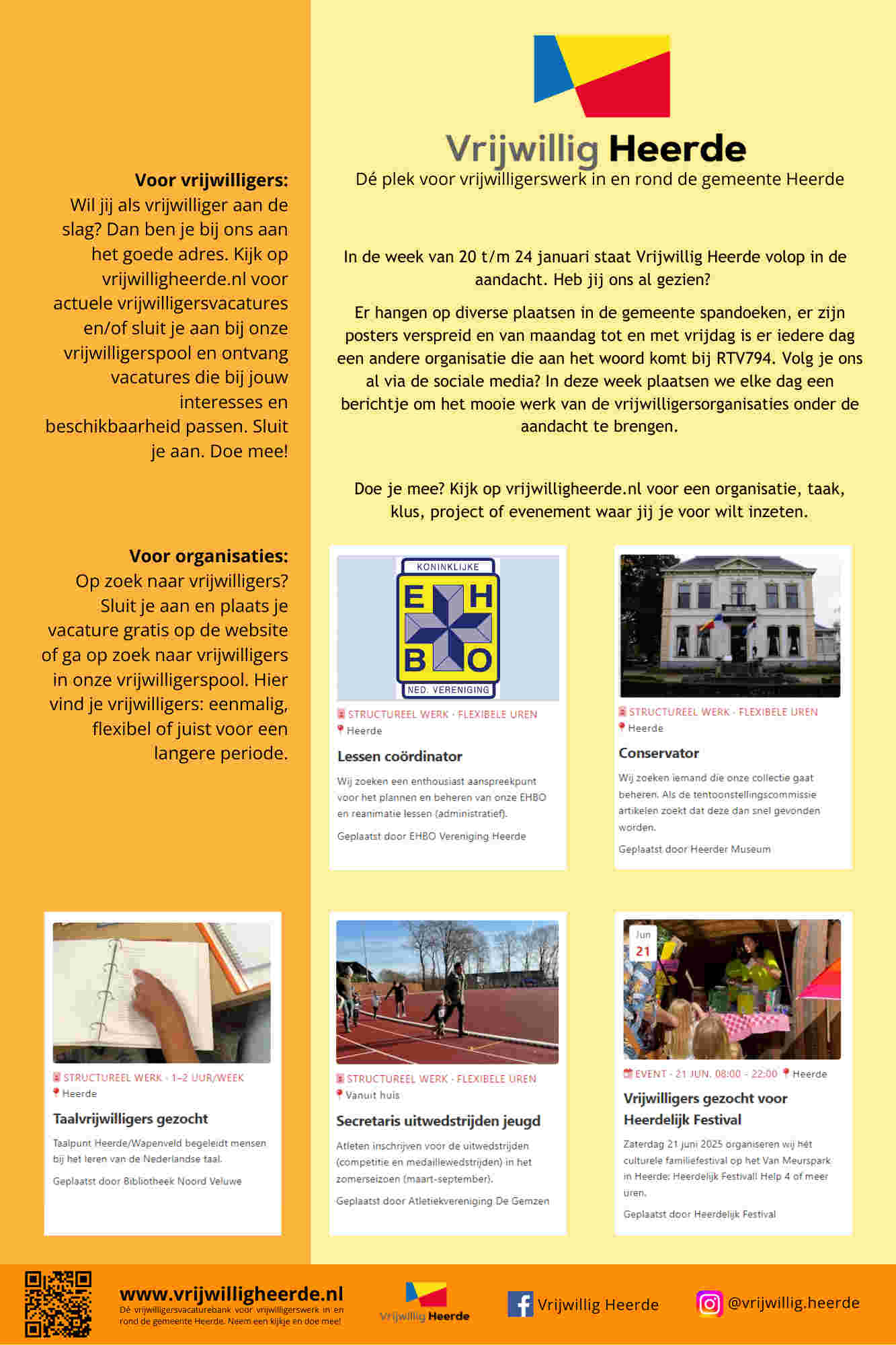 Schaapskooipagina vacatures spandoekweek vh