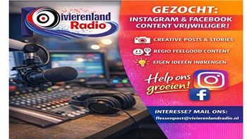 Vrijwilliger Social Media Instagram & Facebook – Rivierenland Radio
