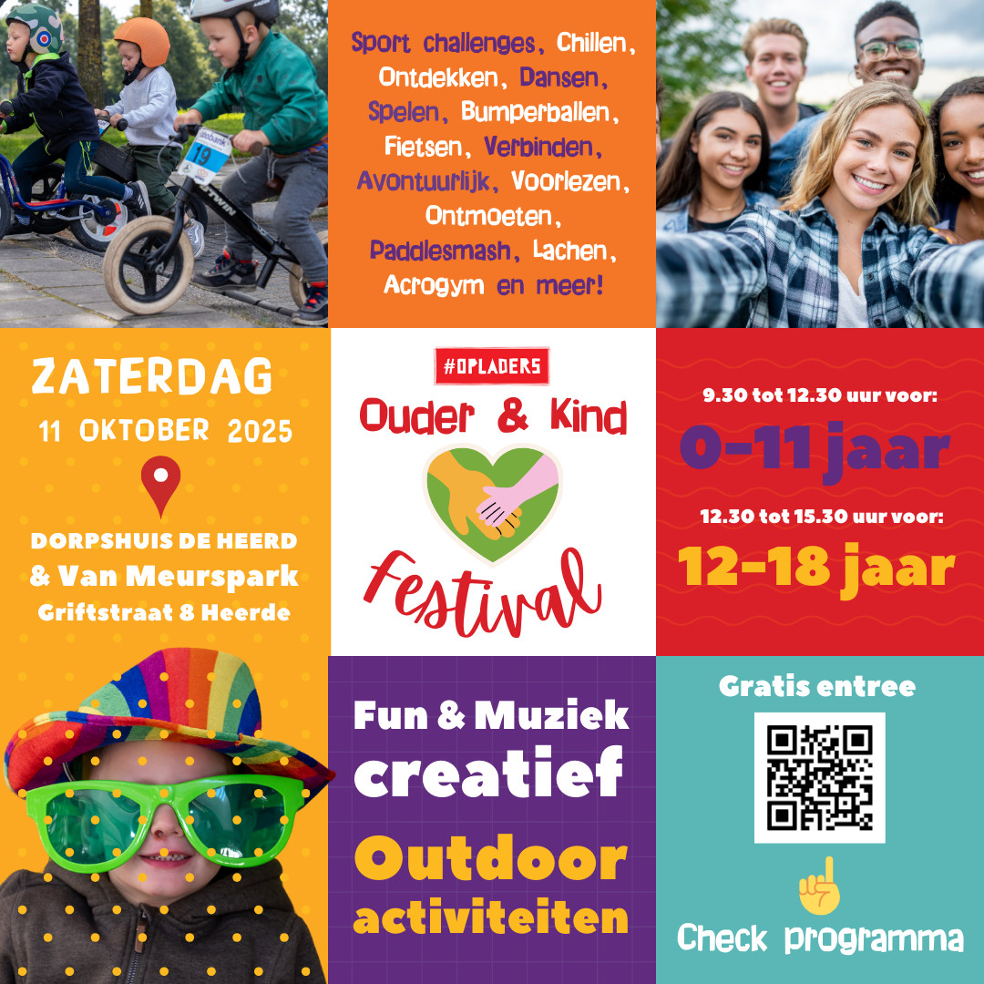 Meewerken aan Ouder & Kind Festival