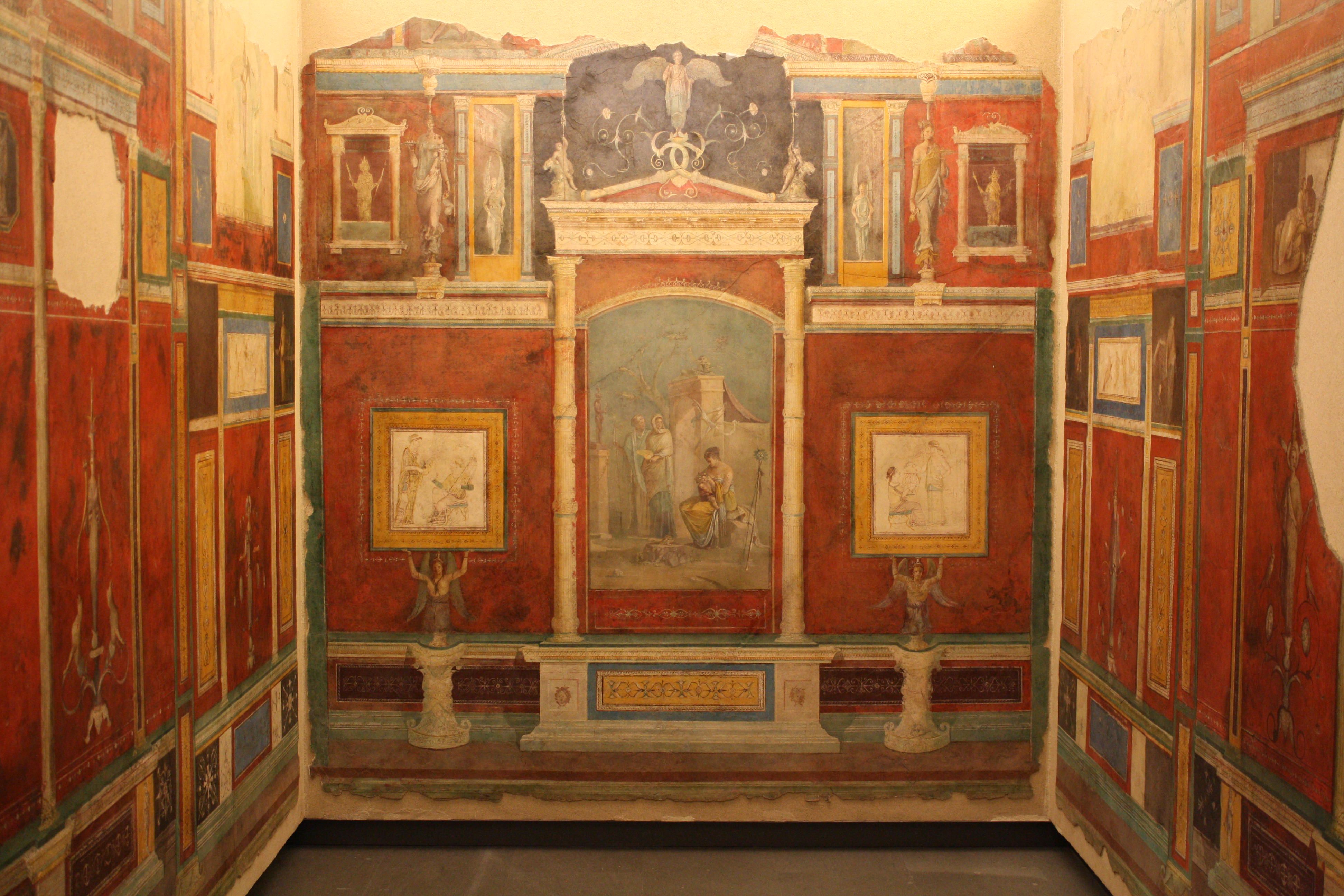 HIP workshop: Romeinse fresco's schilderen
