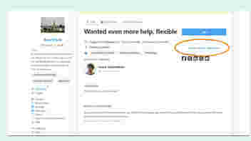 Screenshot of new feature: Group Applications
