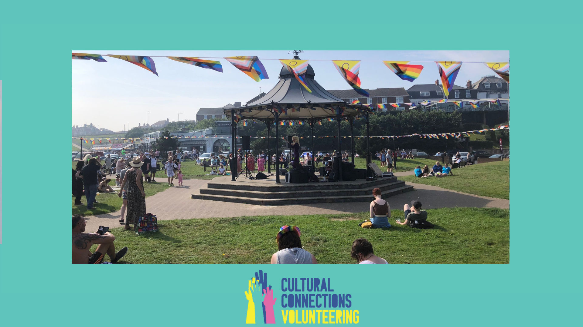 Volunteers at the Third Gorleston Pride