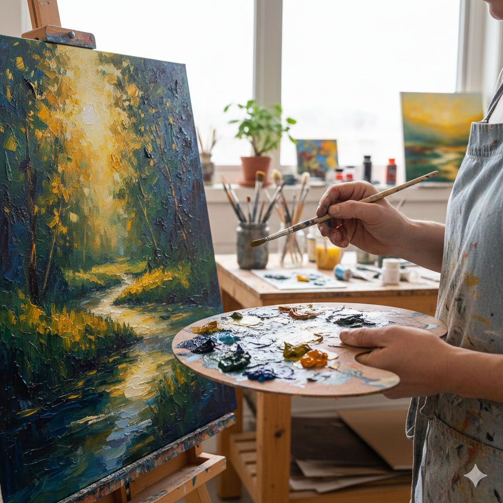 Creatieve Vrijwilliger Schilderactiviteiten