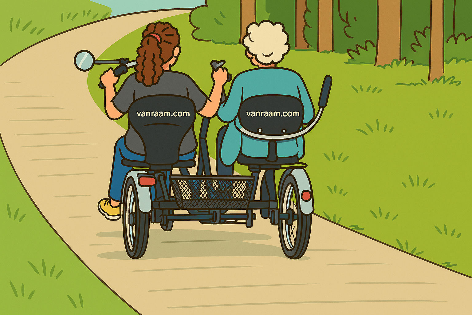 Wandel- of fietsmaatje voor onze ouderen