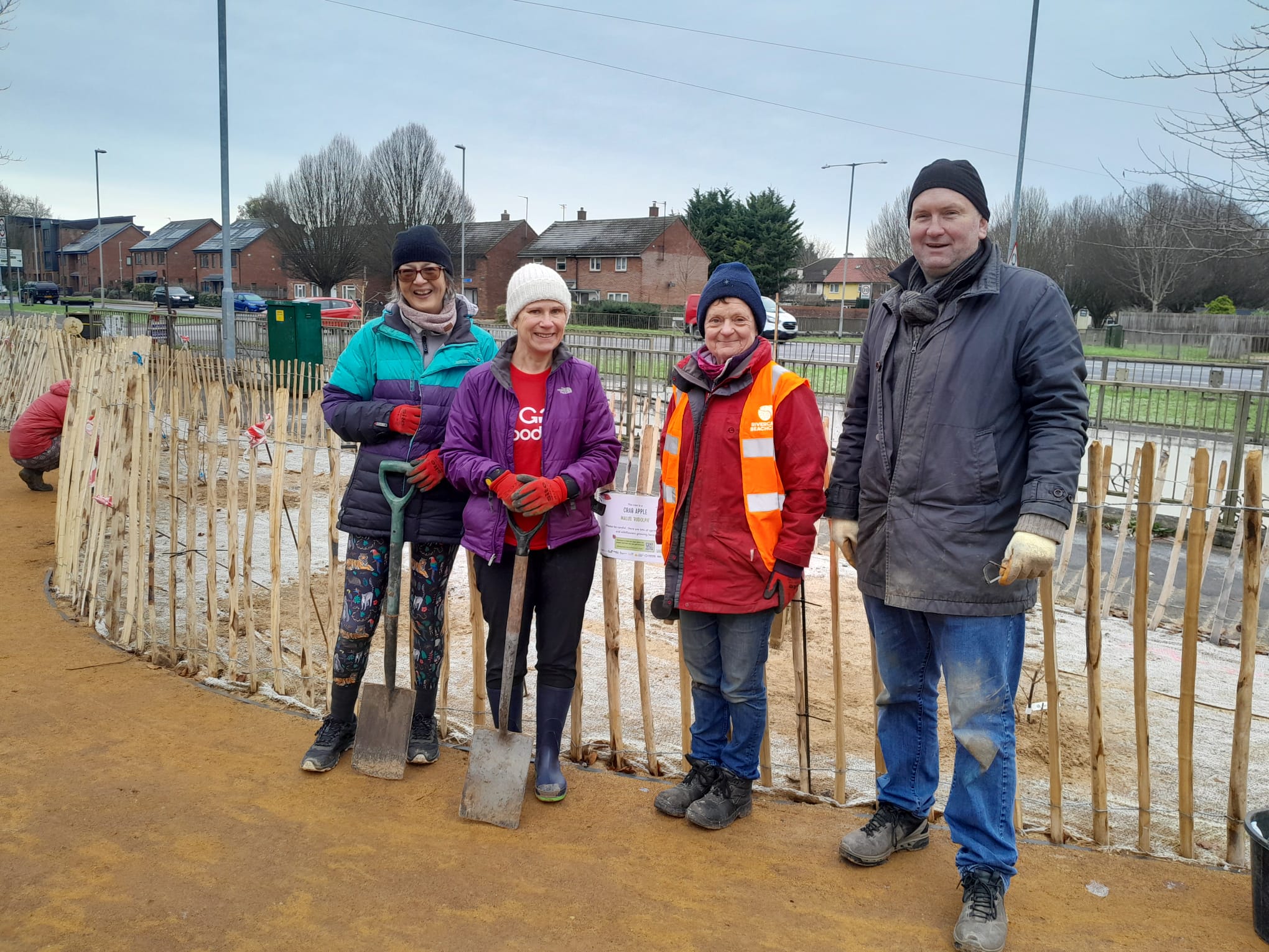 Barnwell Verge: Seeds of Hope planting