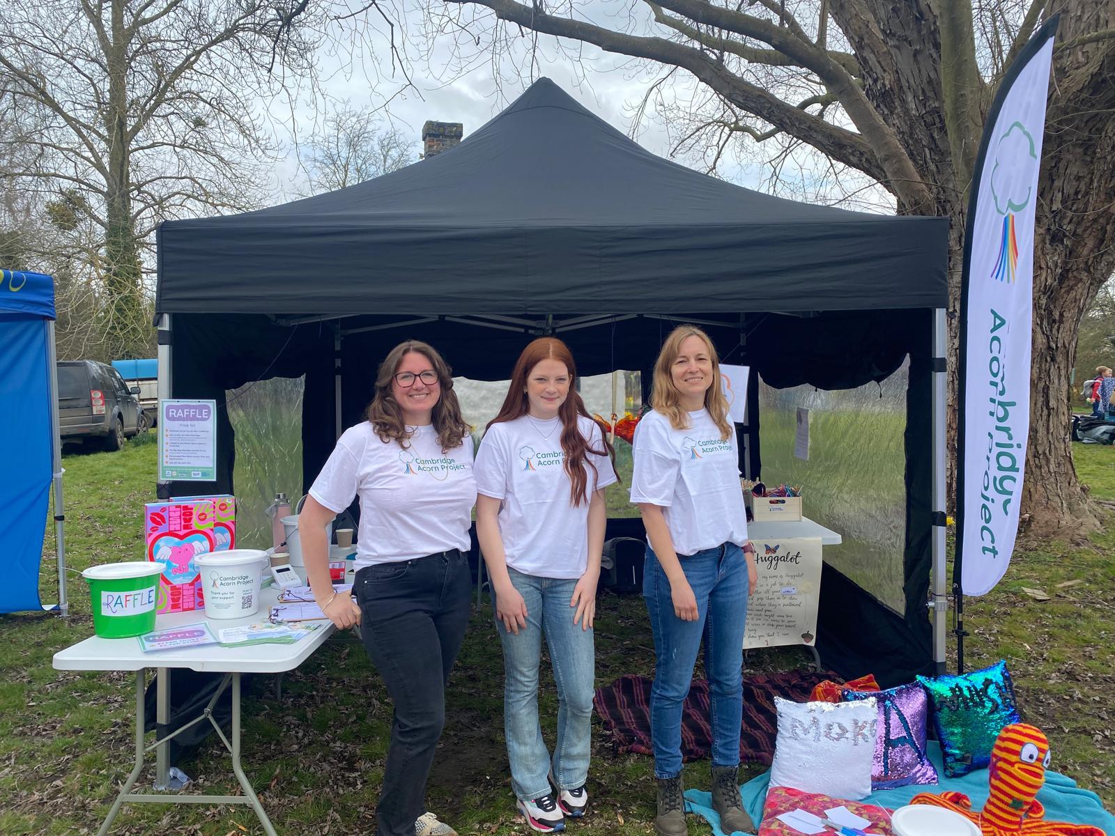Charity stall volunteer at Histon & Impington Feast