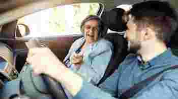 Chauffeur bij ANWB automaatje