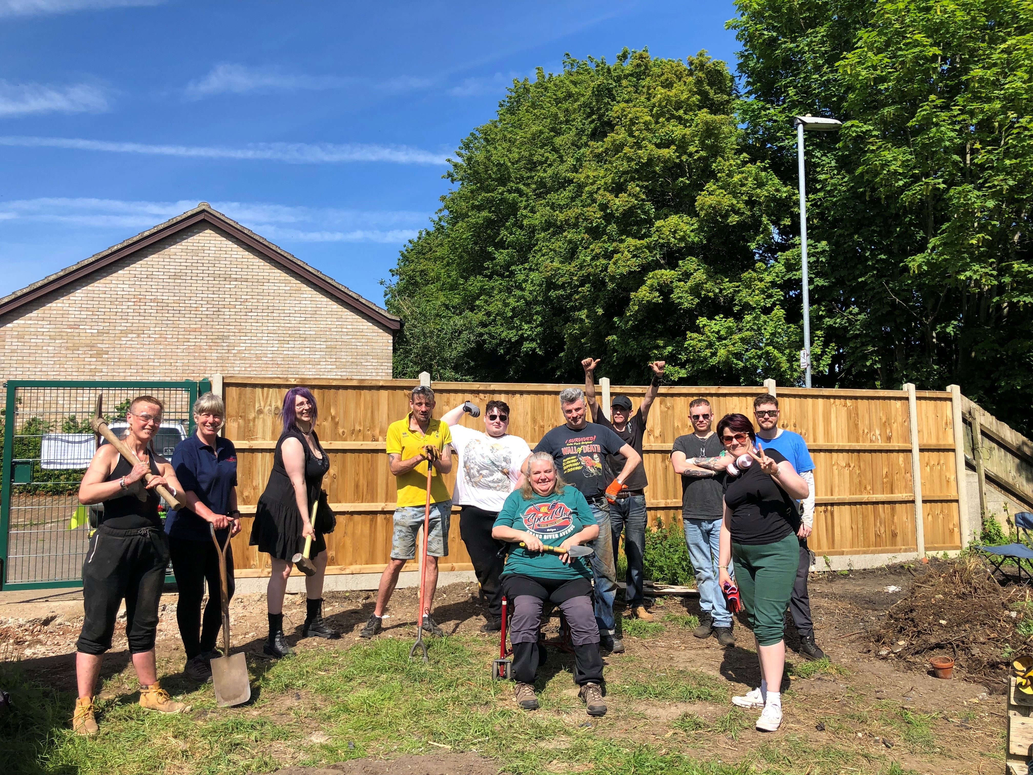 Creating a community garden on Burges Road in Mile Cross