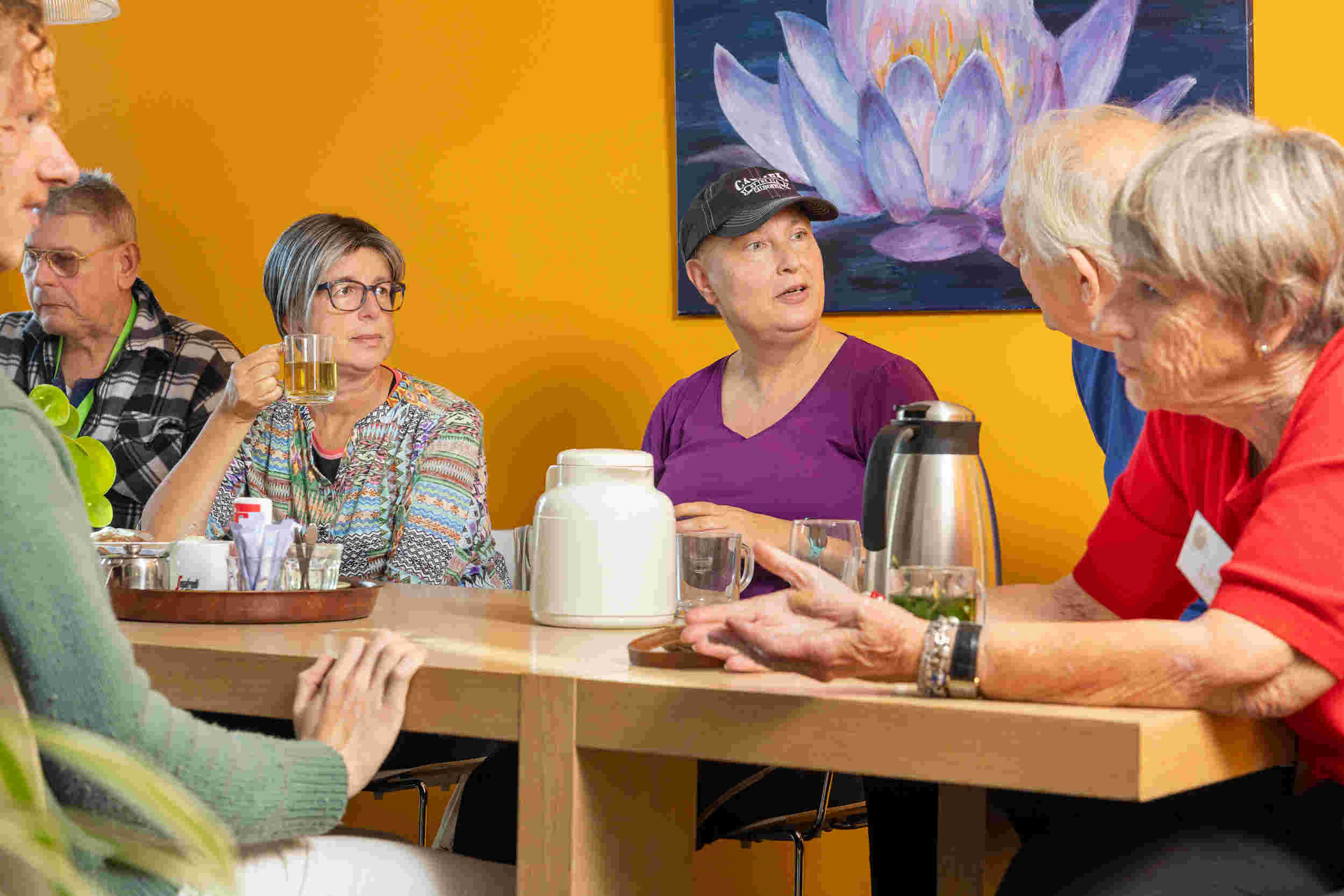 Luisterend oor voor mensen geraakt door kanker