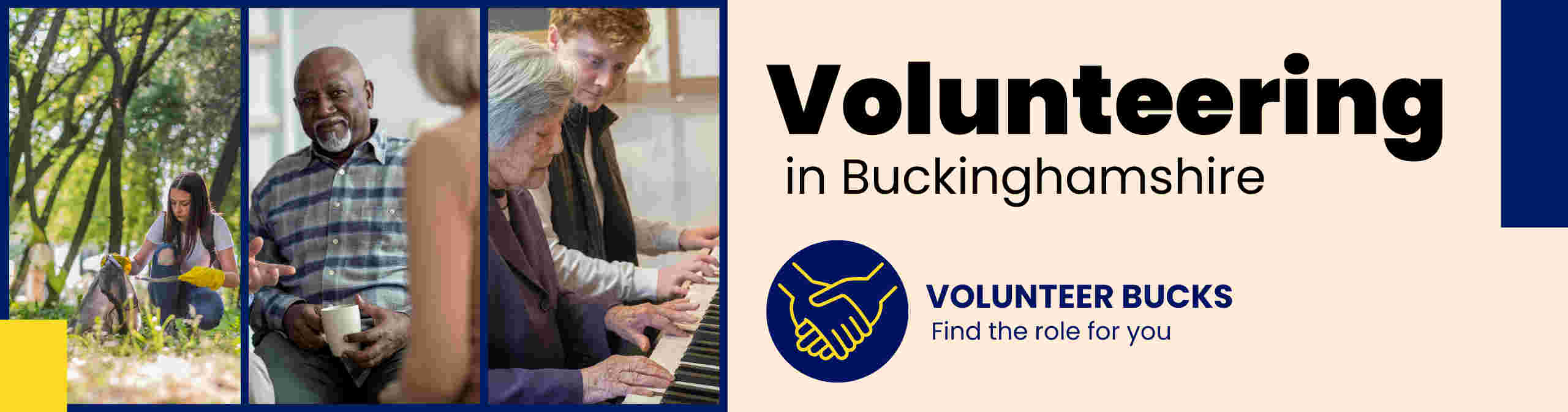 Volunteer Bucks - Home Page banner