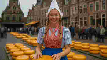 Breng de Kaasmarkt tot leven – word stralend Kaasmeisje in klederdracht!