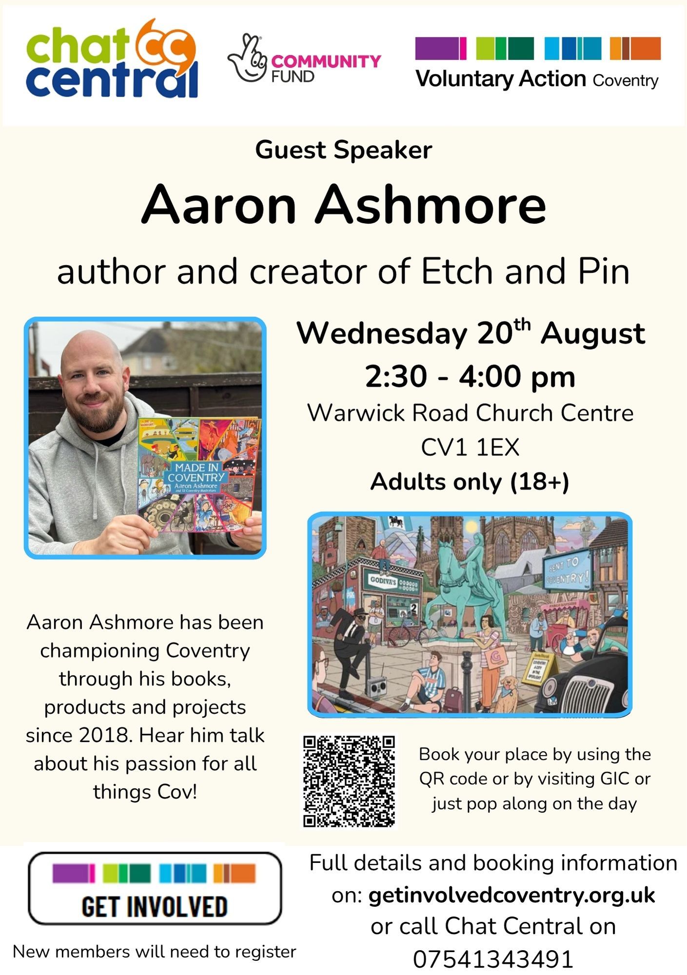 Chat Central: Talk with Coventry Author & Creator of Etch and Pin Aaron Ashmore