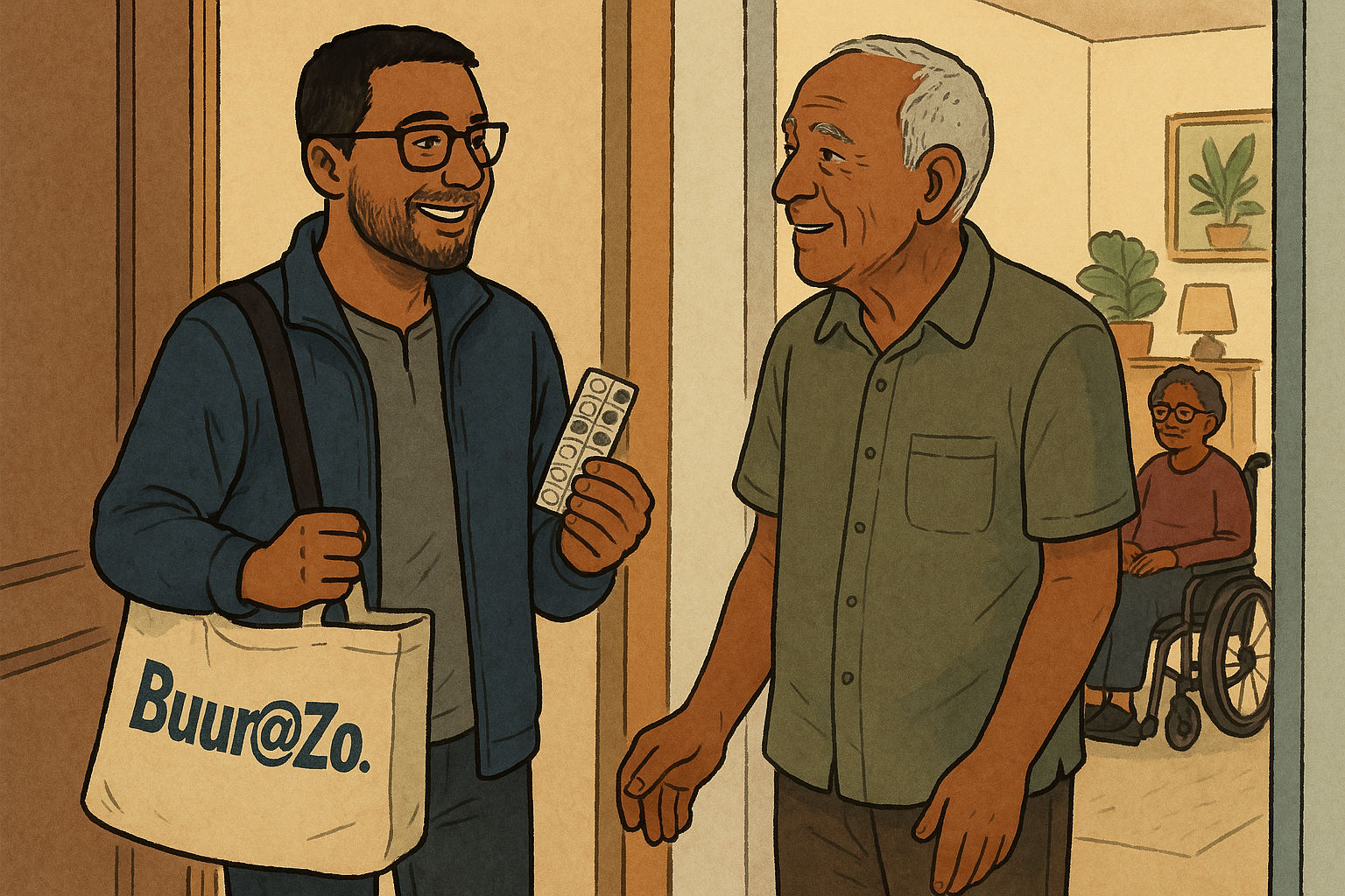 Vrijwilliger BUUR@ZO. Maaltijden & Medicijnen (Baxterrol) Bezorgen