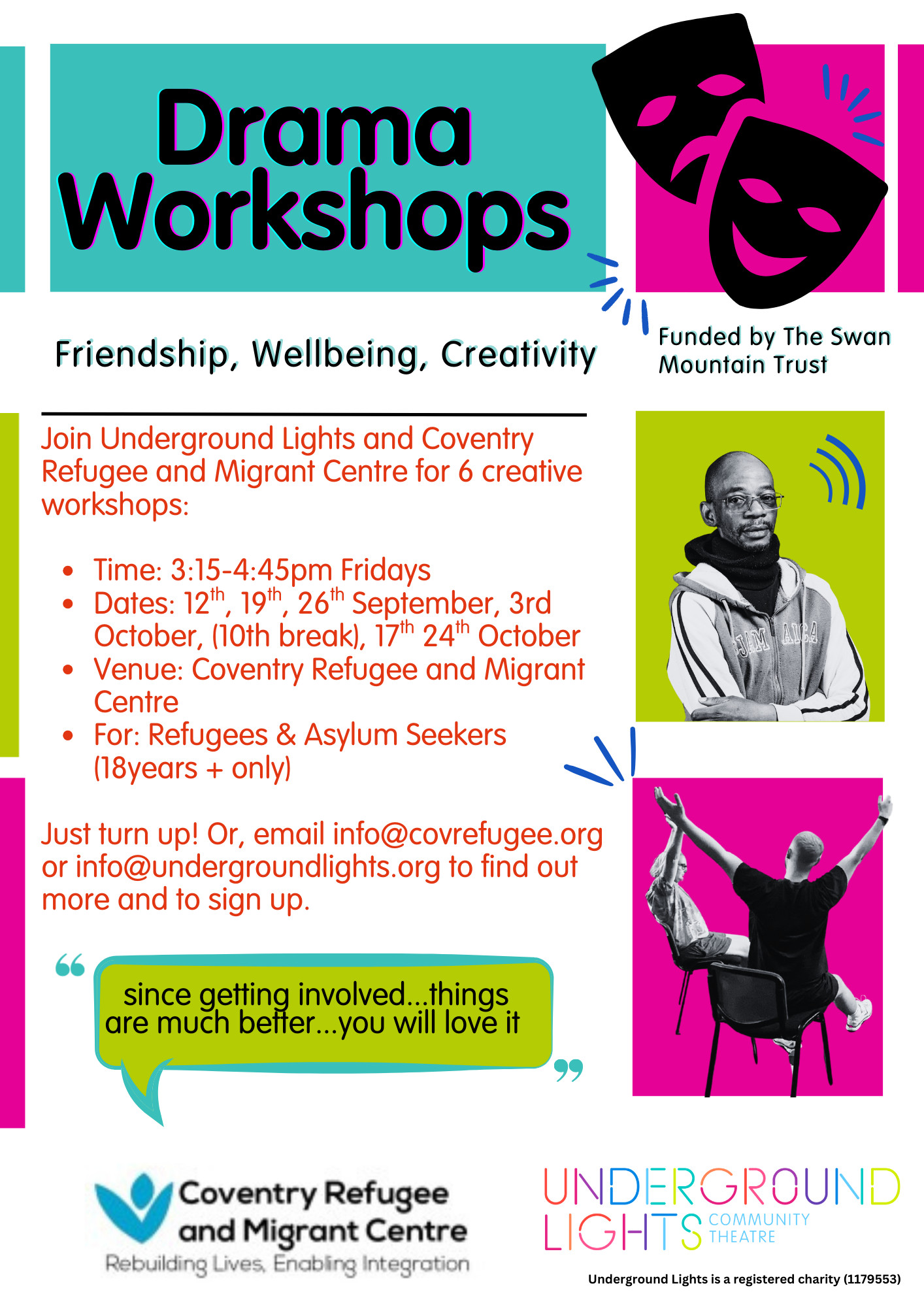 Creative Workshop for Refugees and Asylum Seekers