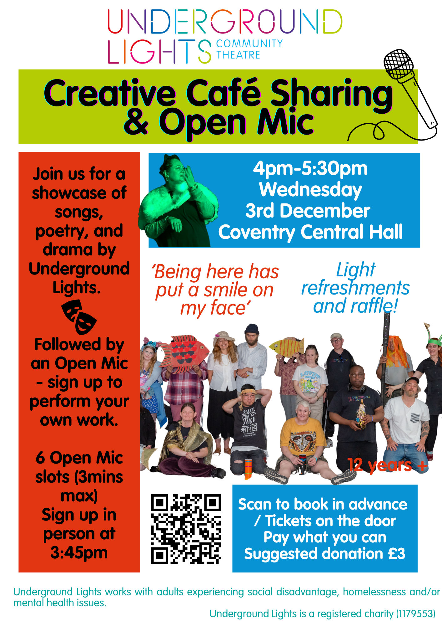 Creative Café Sharing & Open Mic
