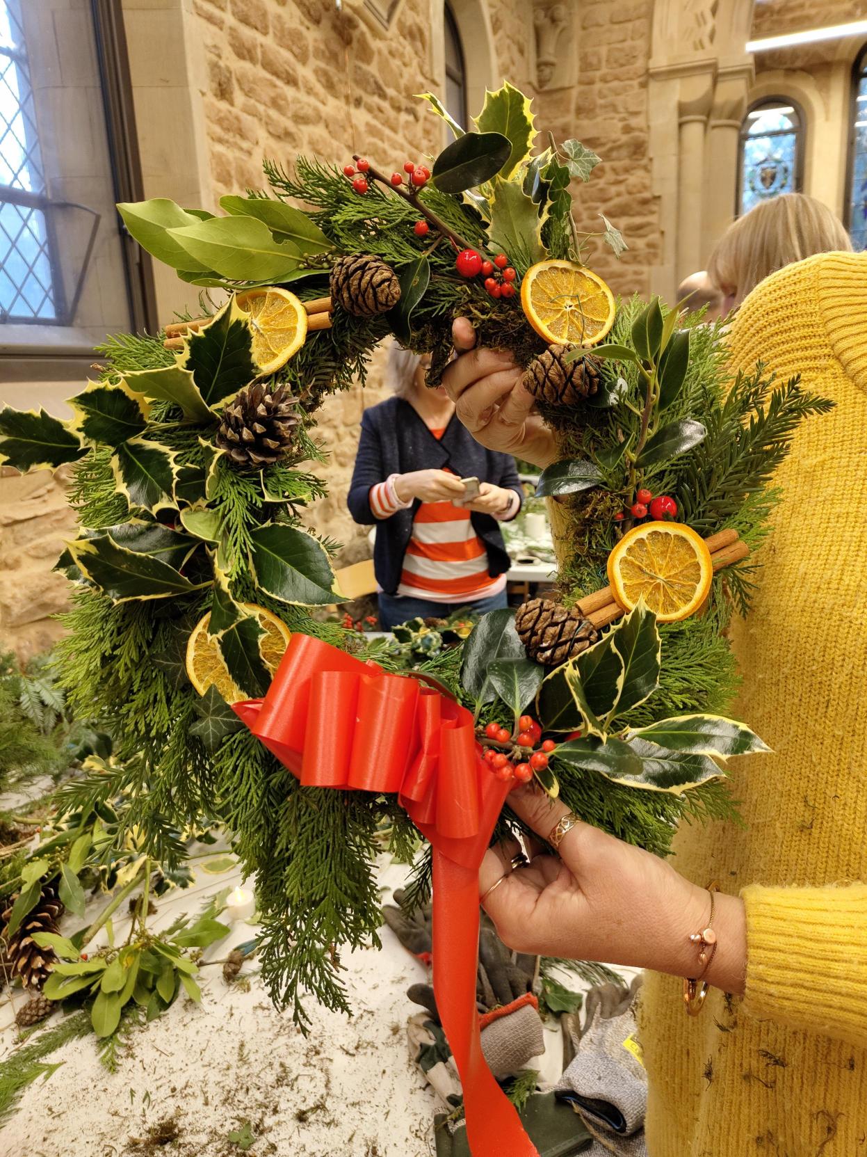 Yule wreath workshop