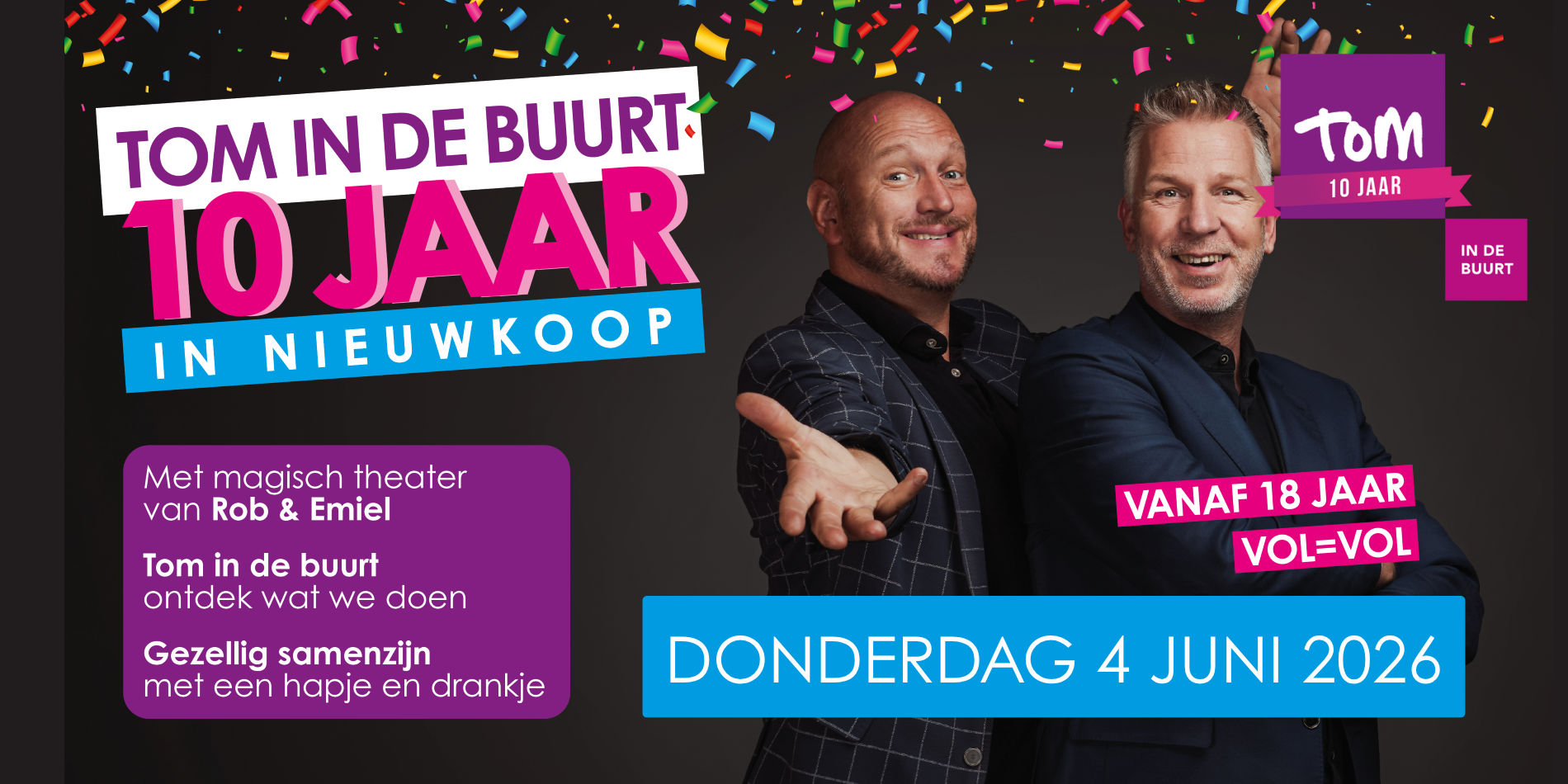 Tom in de buurt 10 jaar in Nieuwkoop