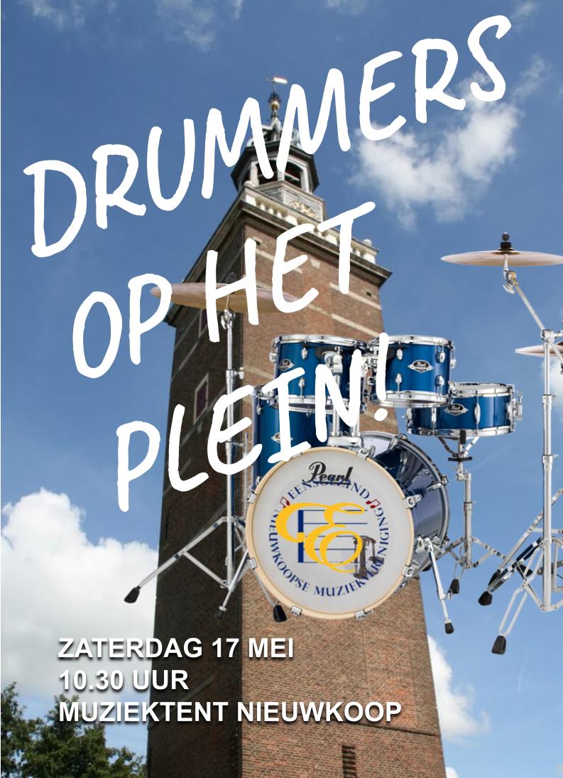 Drummers op het Plein
