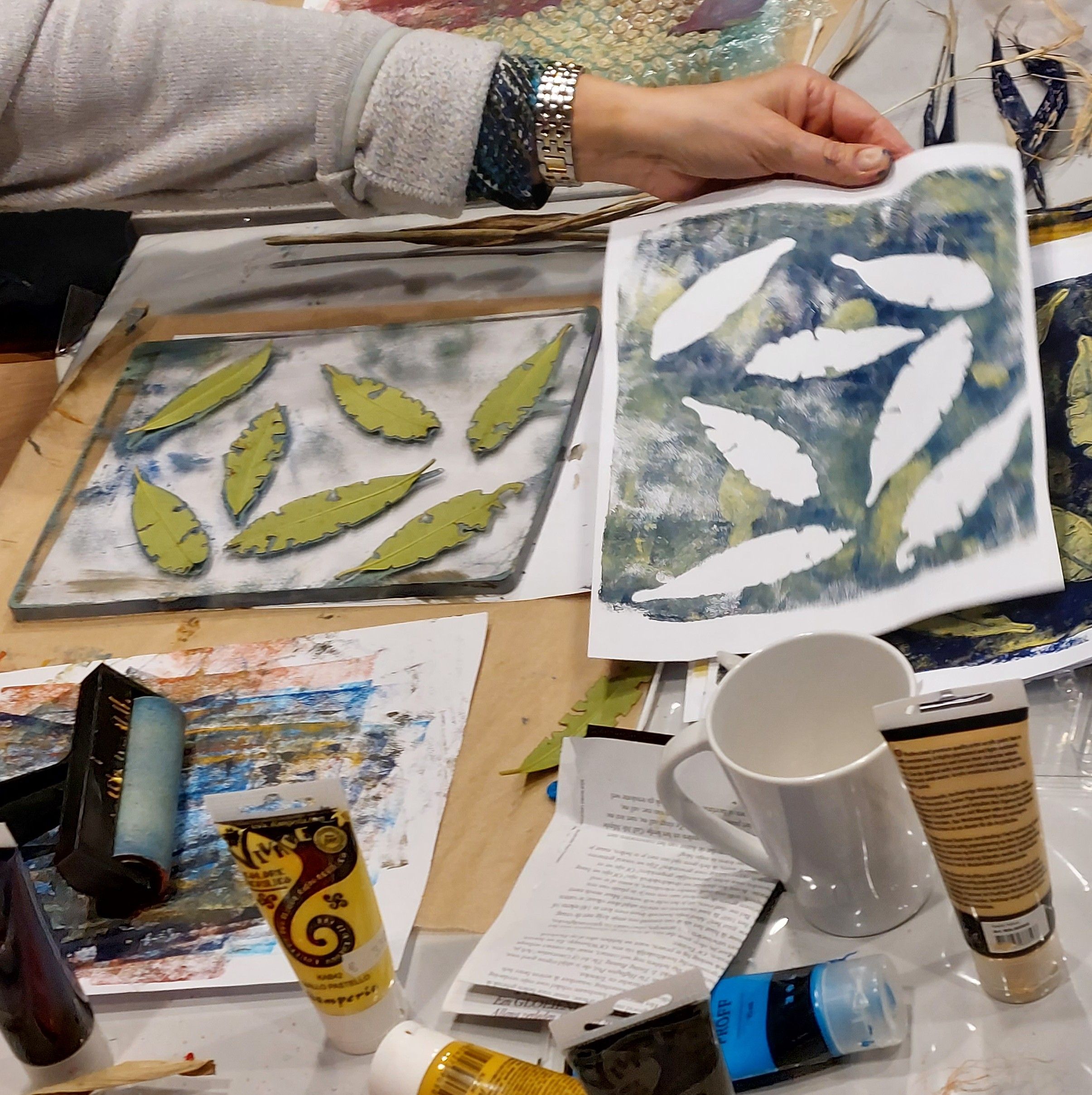 Workshop Gelliplate stempelen (8-12jr)