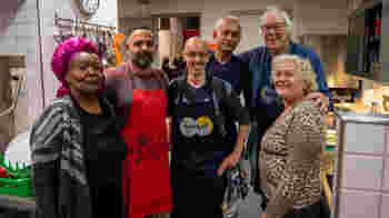 Cook's help neighborhood meal