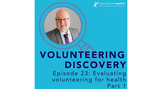 Image of Jurgen Grotz volunteering discovery podcast episode 23 Evaluating Volunteering for Health