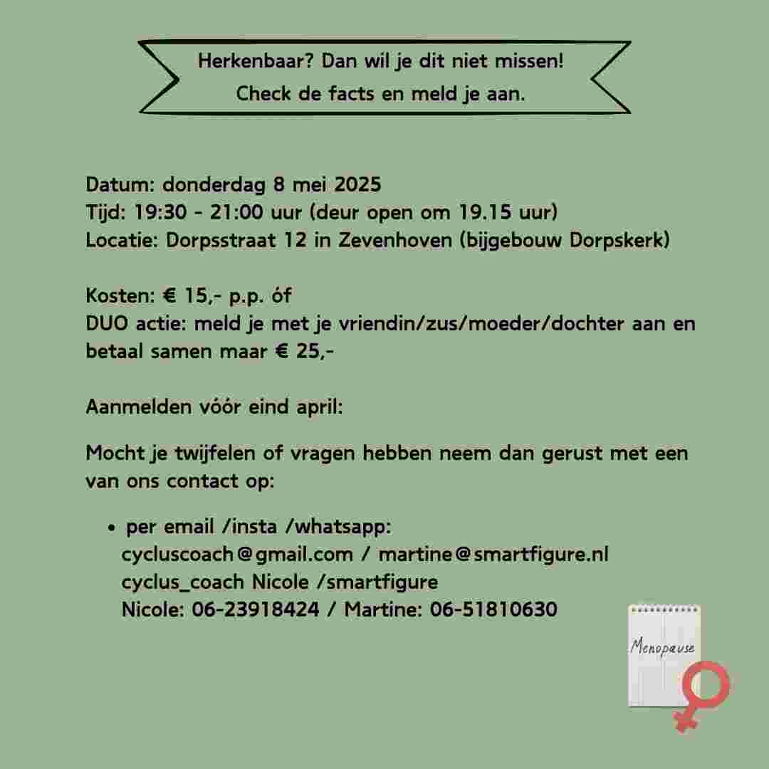 Vol vertrouwen de overgang in. Ontdek de kracht van leefstijl en bewustzijn