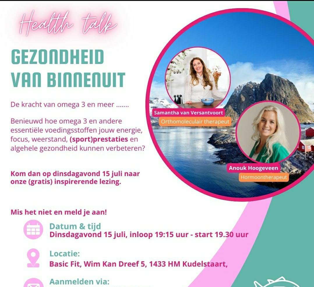 Health talk - Gezondheid van binnenuit