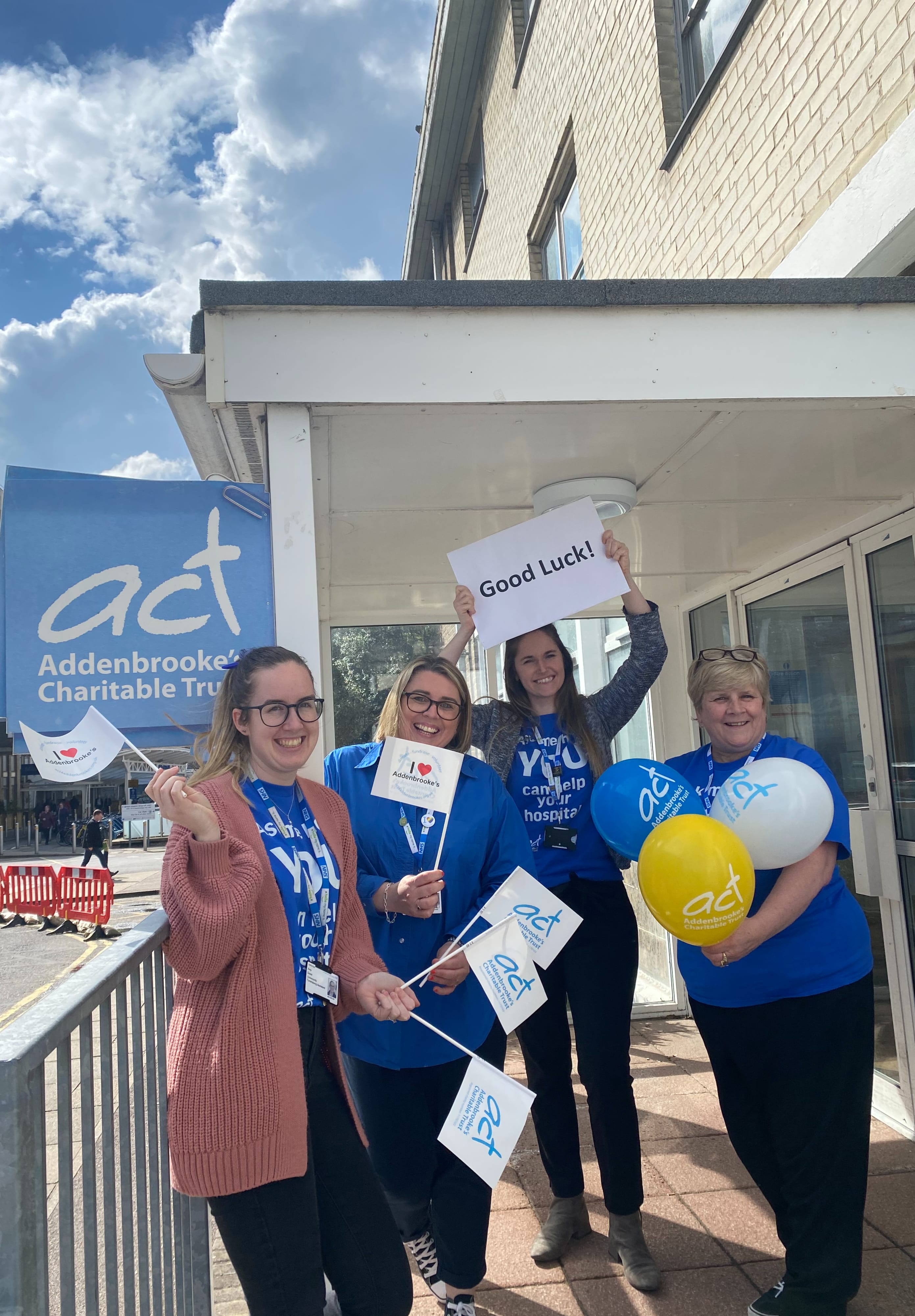 London Marathon cheer point!