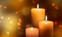 Candles at Christmas Event 