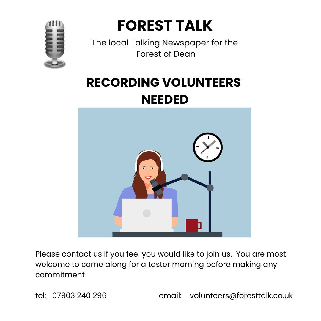 Forest Talk, talking newspaper for the Forest of Dean