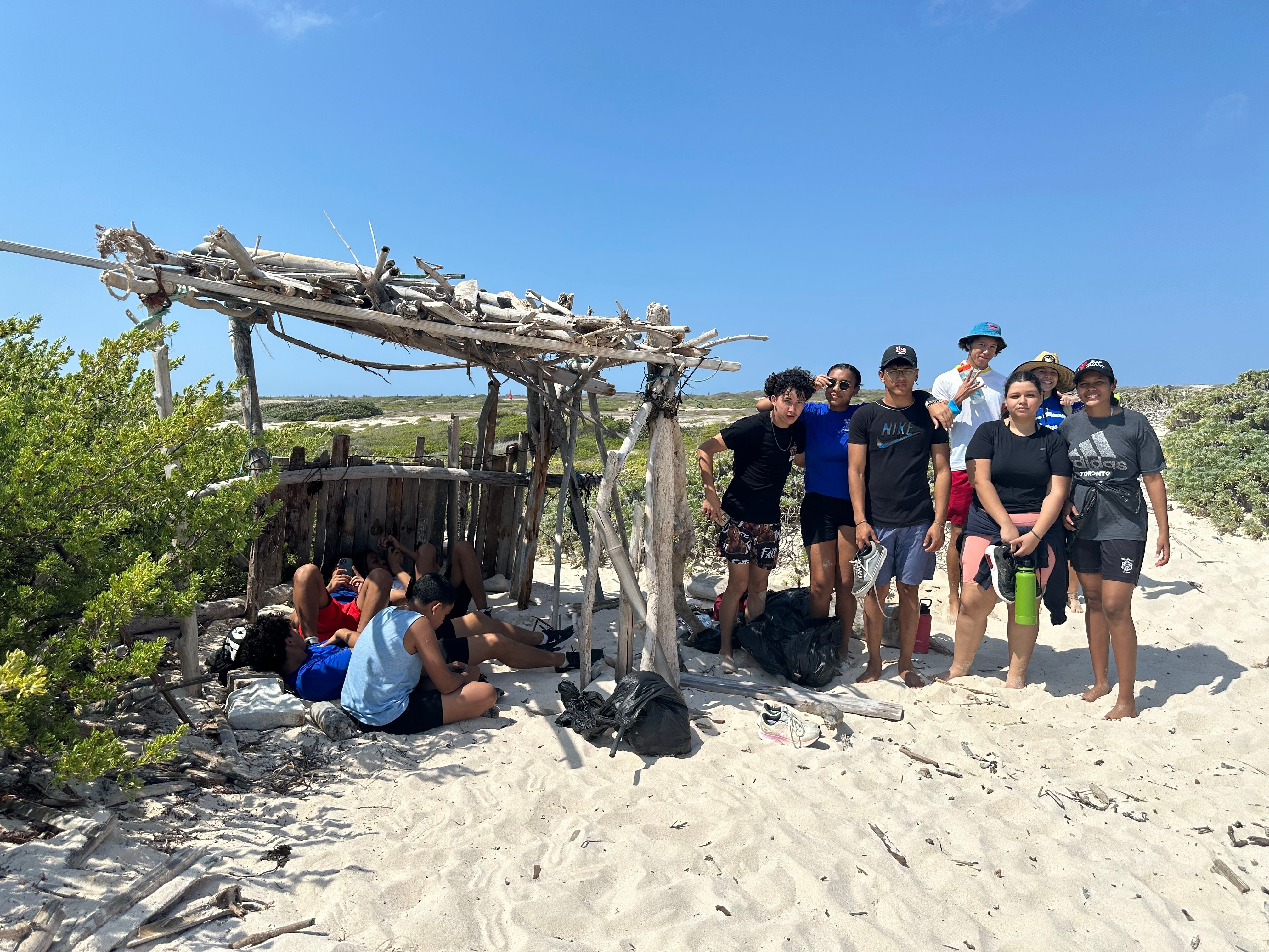 Strandopruimactie door Boca Grandi