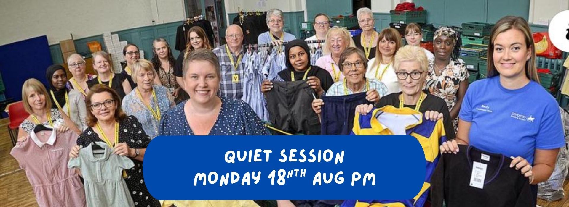 Volunteer Support (Quiet Event) - Free School Uniform Pop-up Event - Afternoon