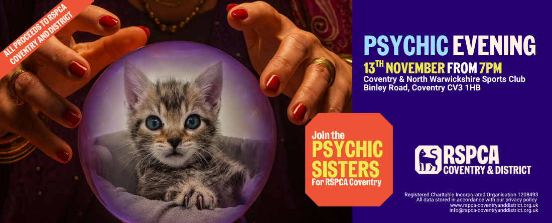 Psychic Evening for the RSPCA Coventry