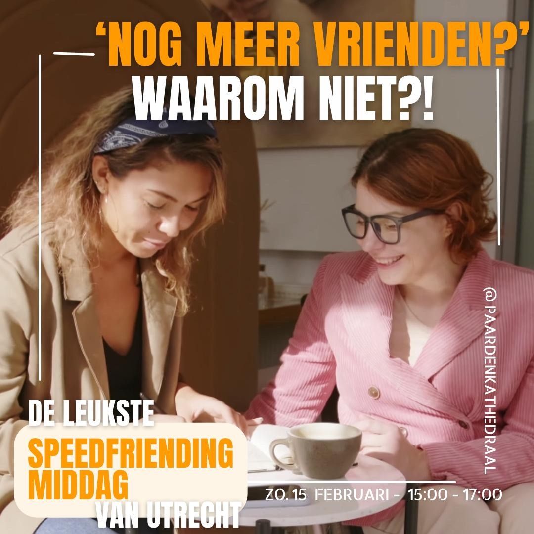 🎉 Jonge organiser / eventbuddy speed-friending
