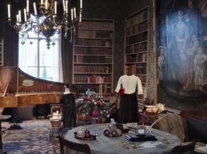 Medewerkers voor het opbouwen van tentoonstellingen Verhildersum in Leens