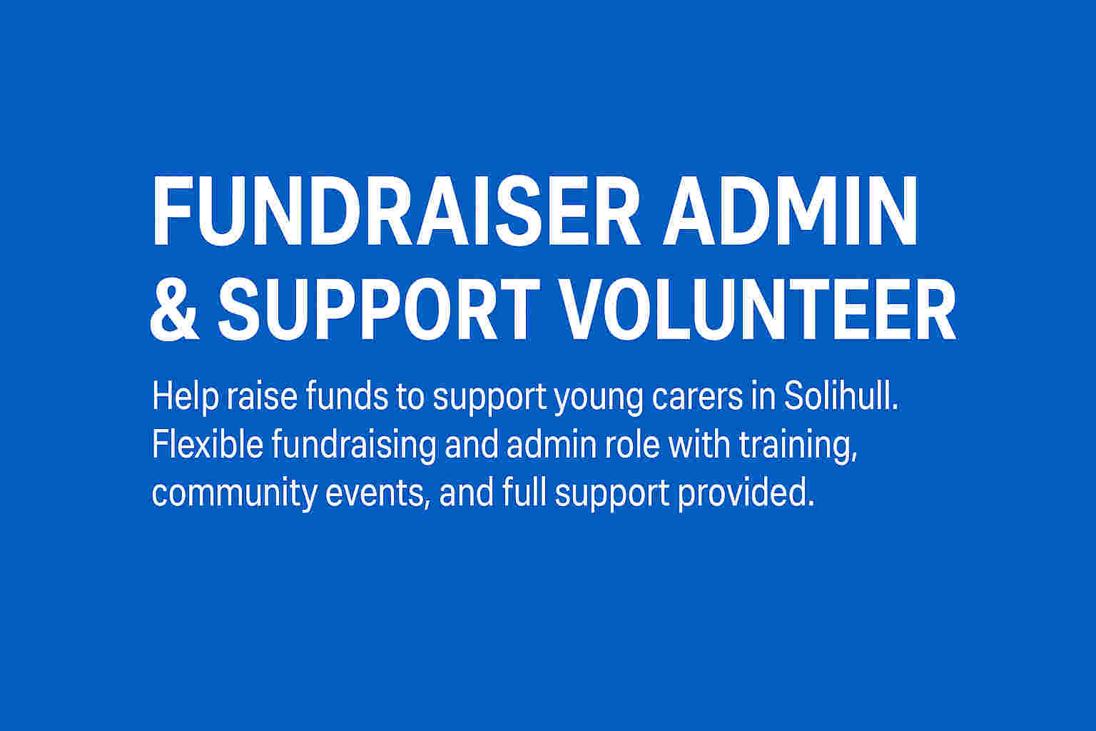 Fundraiser Admin & Support Volunteer