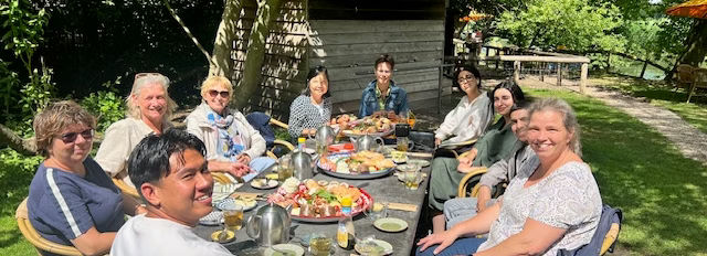 Wandel en duo-fietsvrijwilliger bij Careyn in Noord-Oost