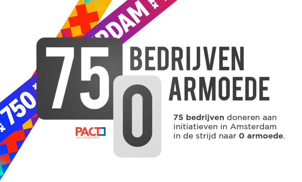Donatie voor armoedebestrijding in Amsterdam