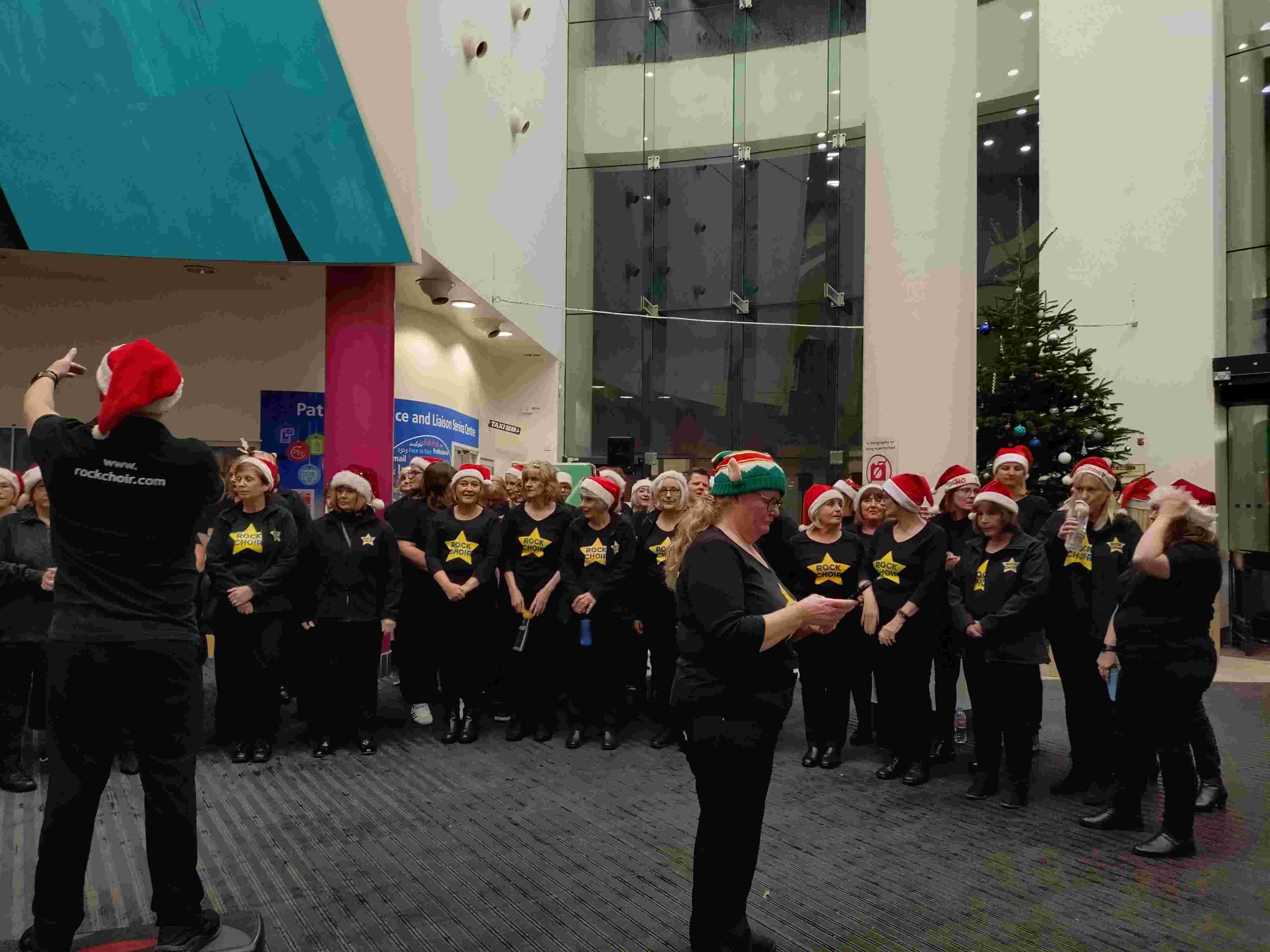 Bucket Collecting at Christmas Music Week