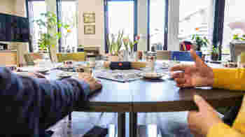 Ondersteuning op een dagbesteding.