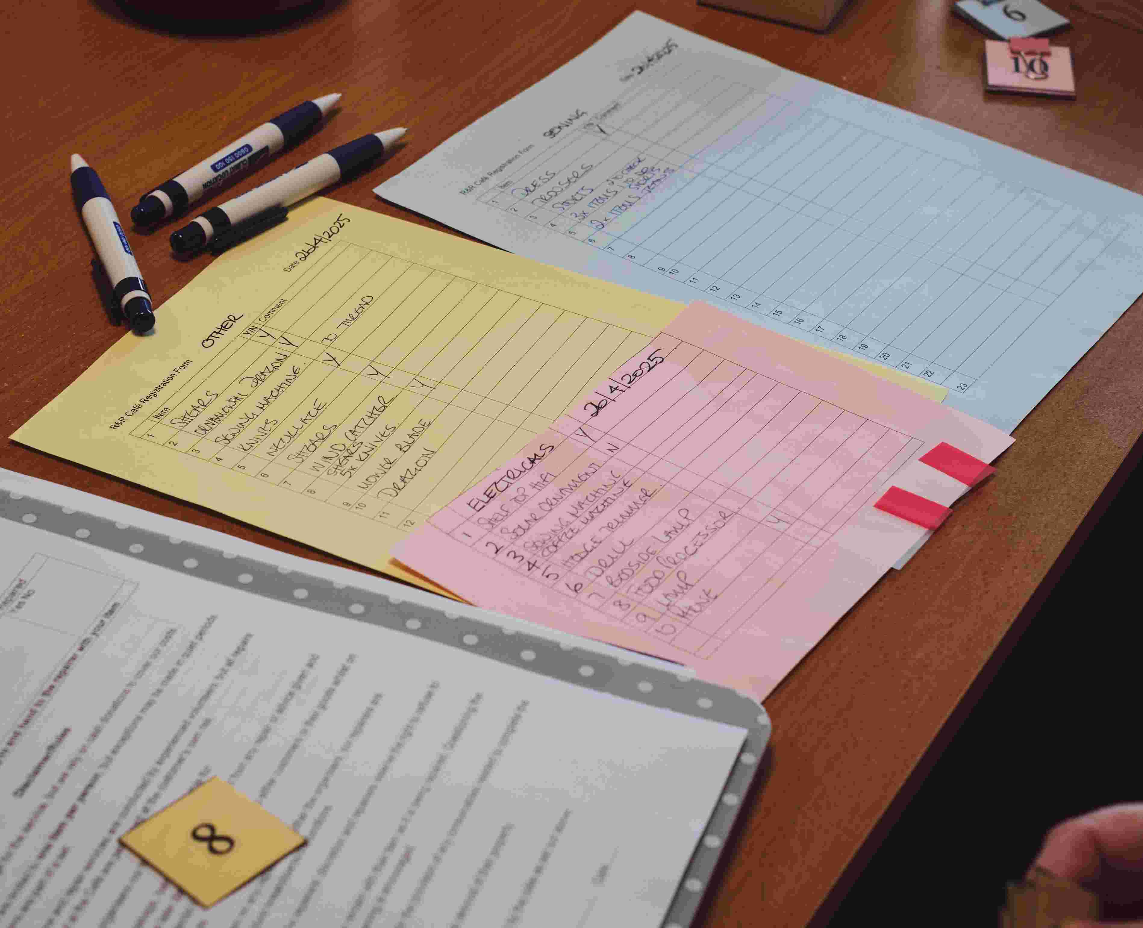 Repair cafe administrator