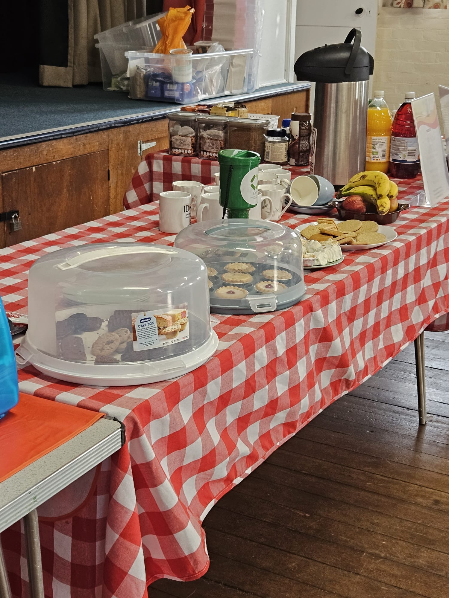 Cafe volunteer at Stone Village Hall Bucks