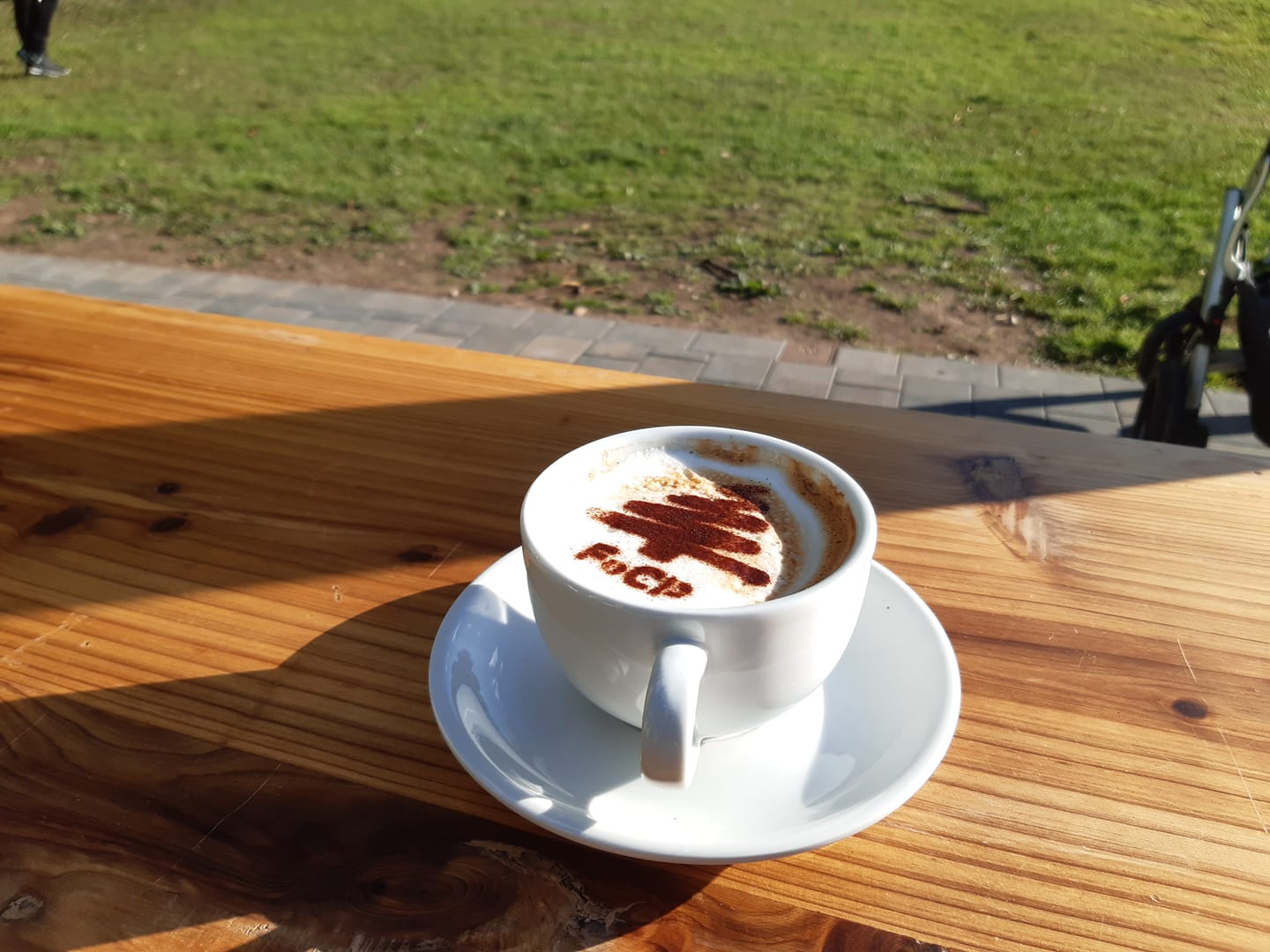 Making drinks and welcoming visitors