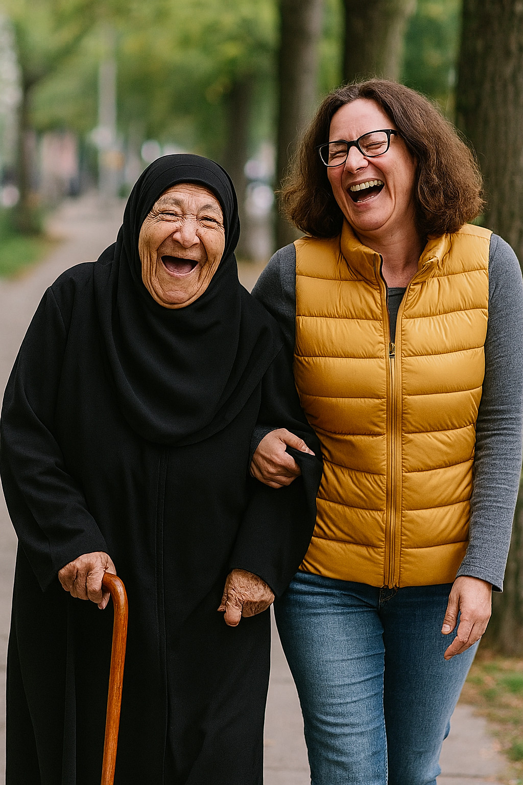Trek je wandelschoenen uit het vet en ga wandelen met mevrouw!