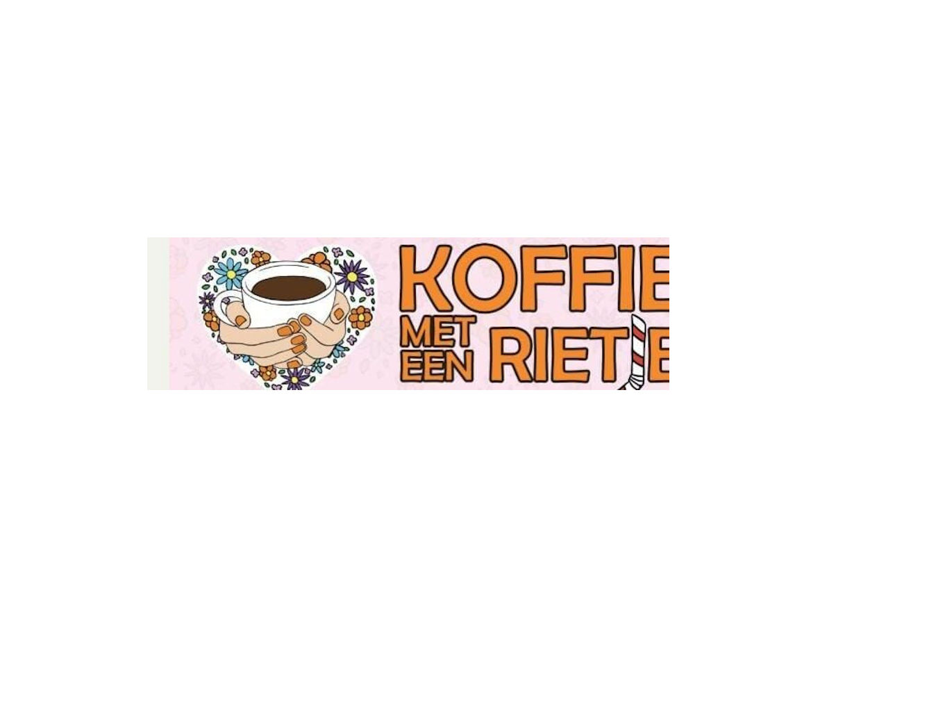 Koffie met een rietje