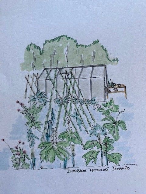 Gezocht; Gezellige moes-kruiden-bloemen tuin man/vrouw