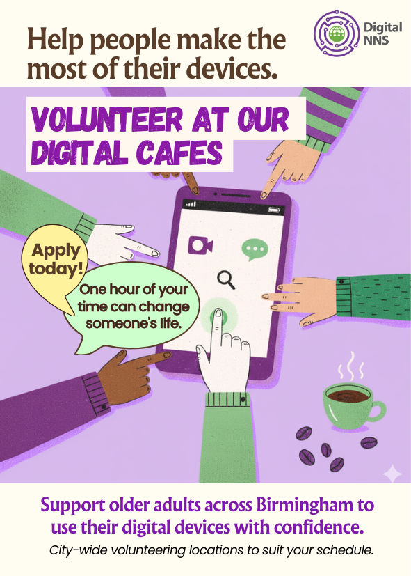 Volunteer at Digital Cafes across Birmingham 